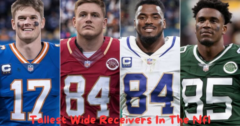 The 4 Tallest Wide Receivers In The Nfl (2024)