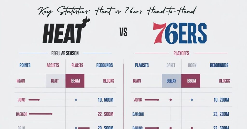 Key Statistics: Heat vs 76ers Head-to-Head