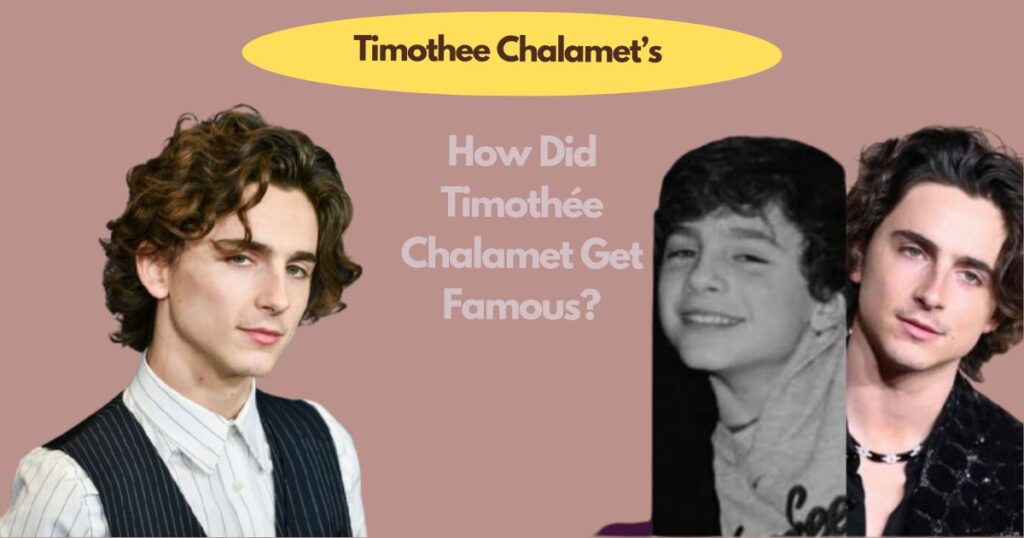 How Did Timothée Chalamet Get Famous?