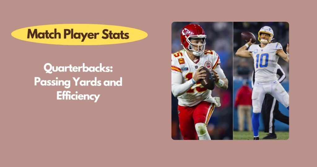 Quarterbacks: Passing Yards and Efficiency