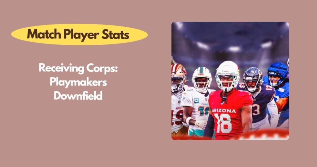 Receiving Corps: Playmakers Downfield