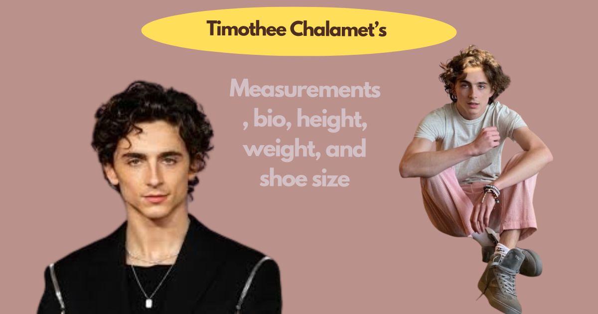 Timothee Chalamet’s measurements, bio, height, weight, and shoe size